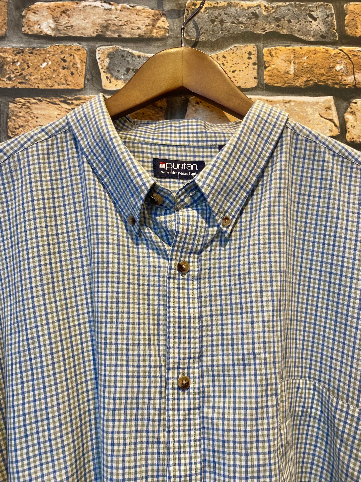 puritan long-sleeve shirt 90's~00's