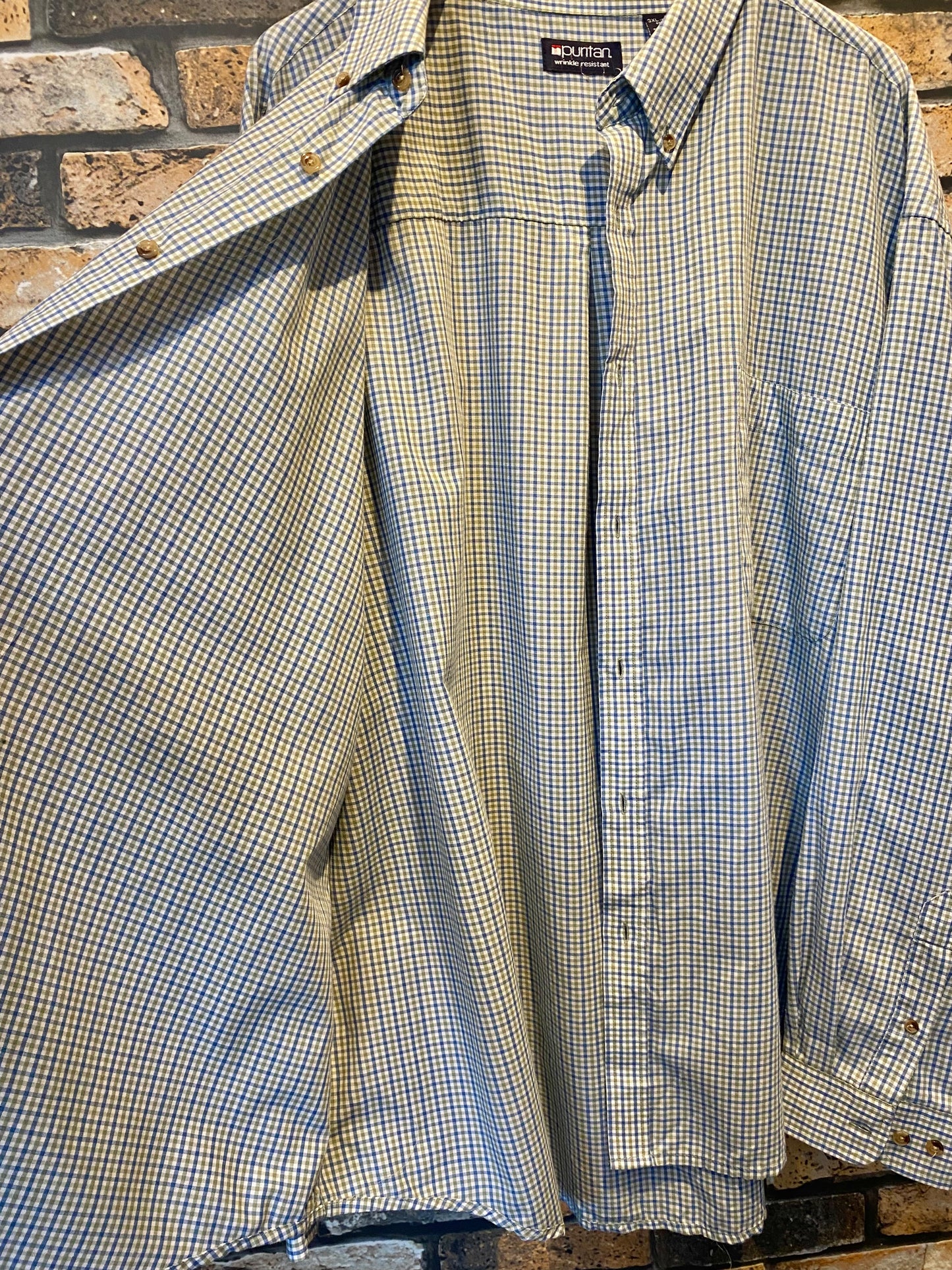 puritan long-sleeve shirt 90's~00's
