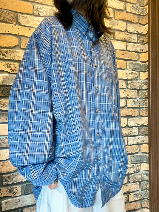 puritan long-sleeve shirt 90's~00's