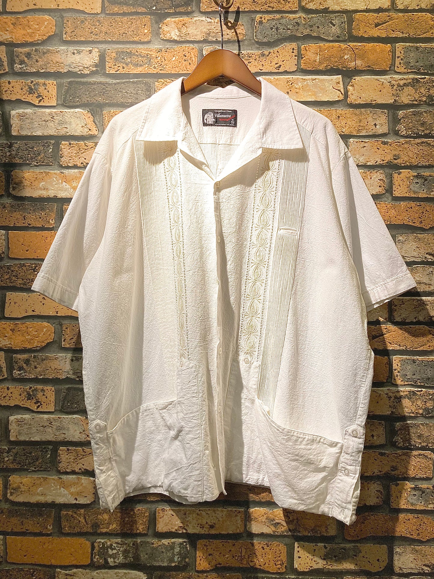 Guayabera shirt 80's~