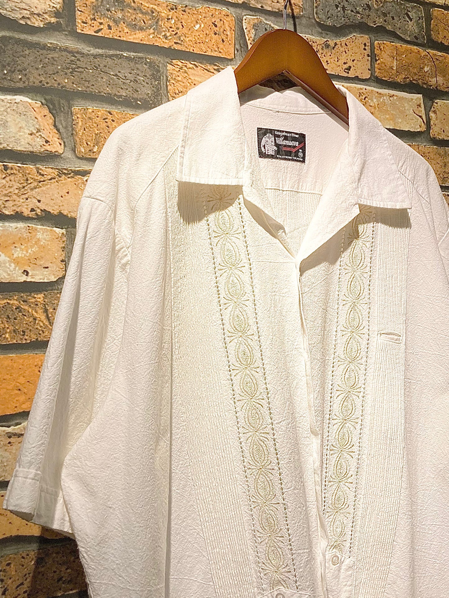 Guayabera shirt 80's~