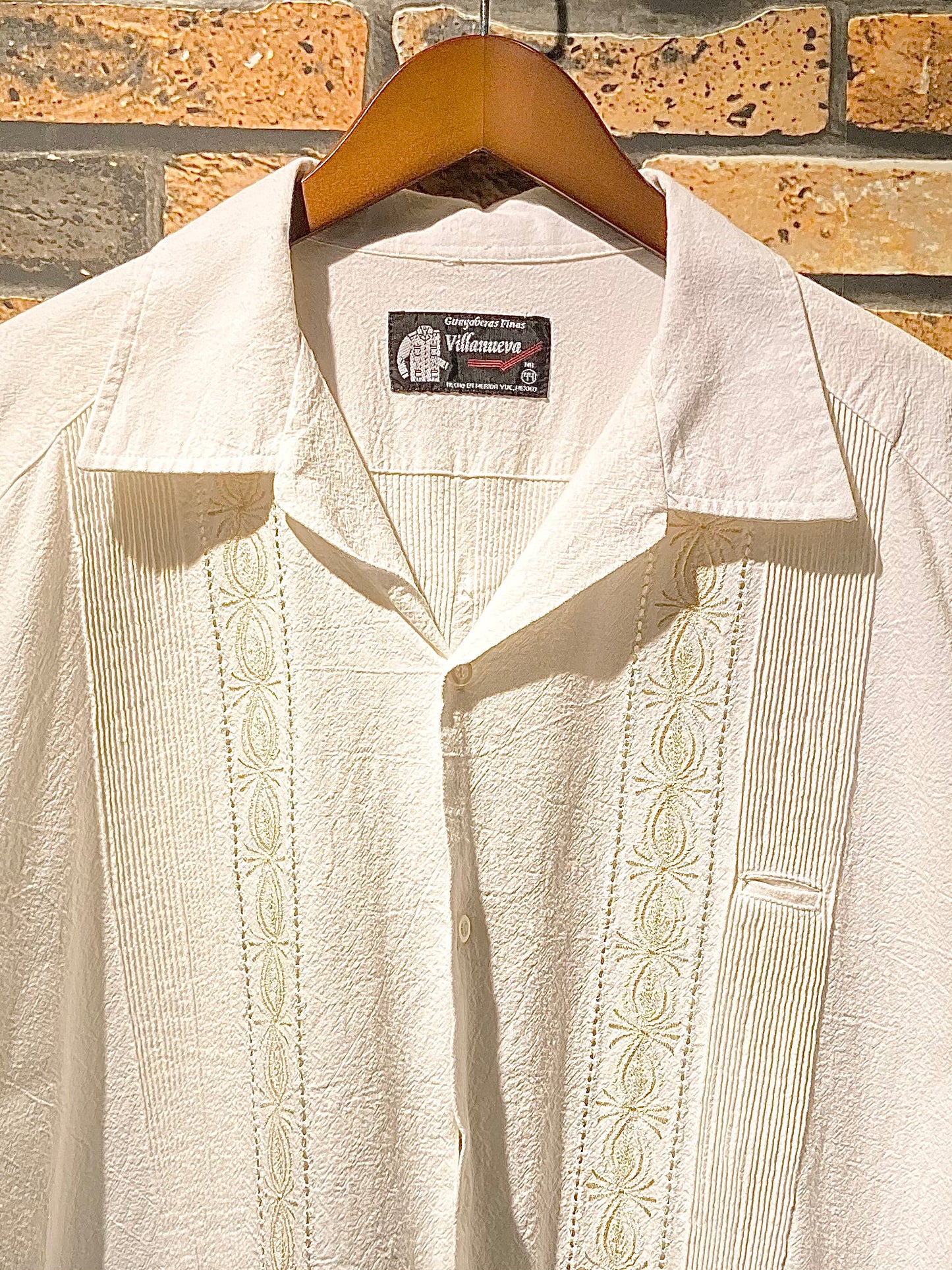 Guayabera shirt 80's~