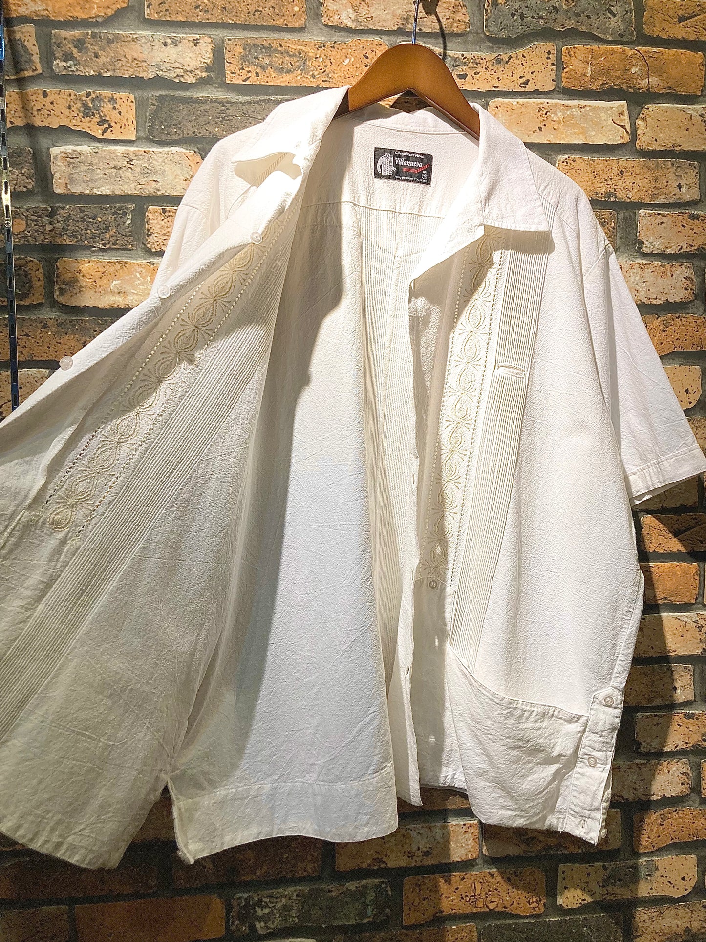 Guayabera shirt 80's~