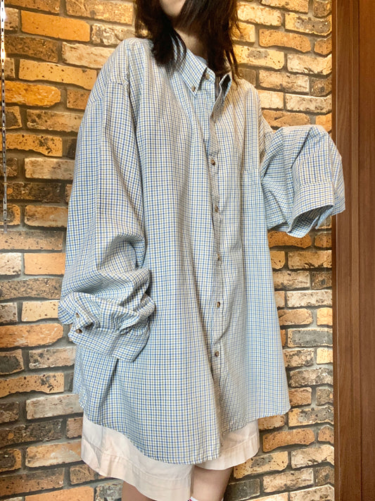 puritan long-sleeve shirt 90's~00's