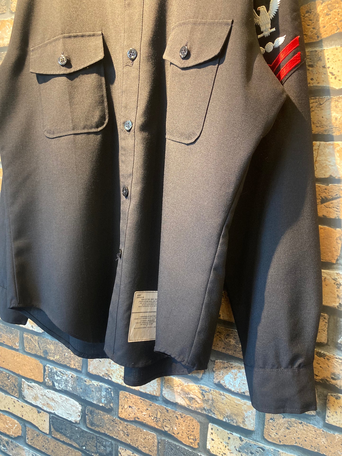 U.S.ARMY long sleeve shirt 90's~