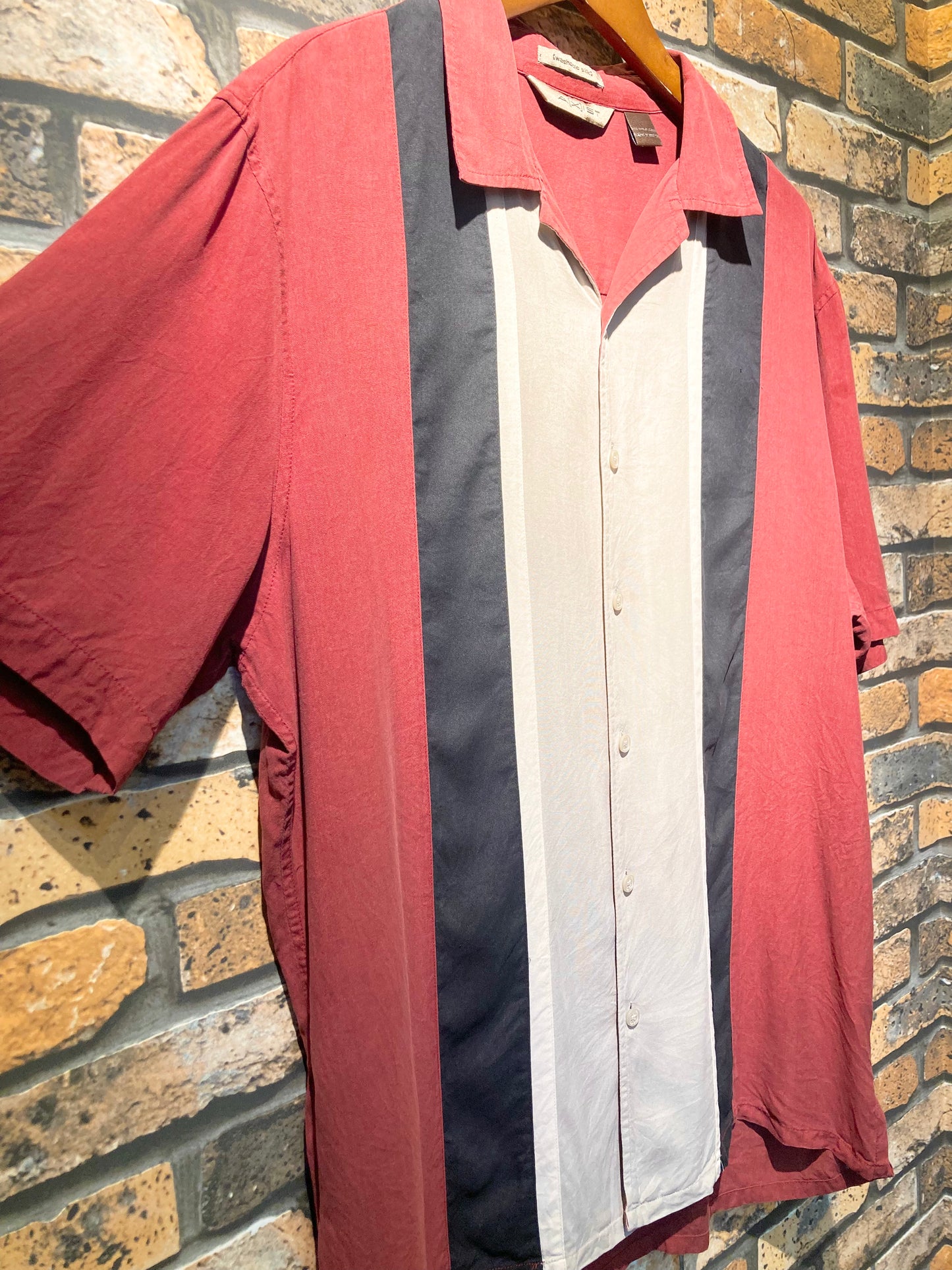 A[X]IST silk shirt "red"