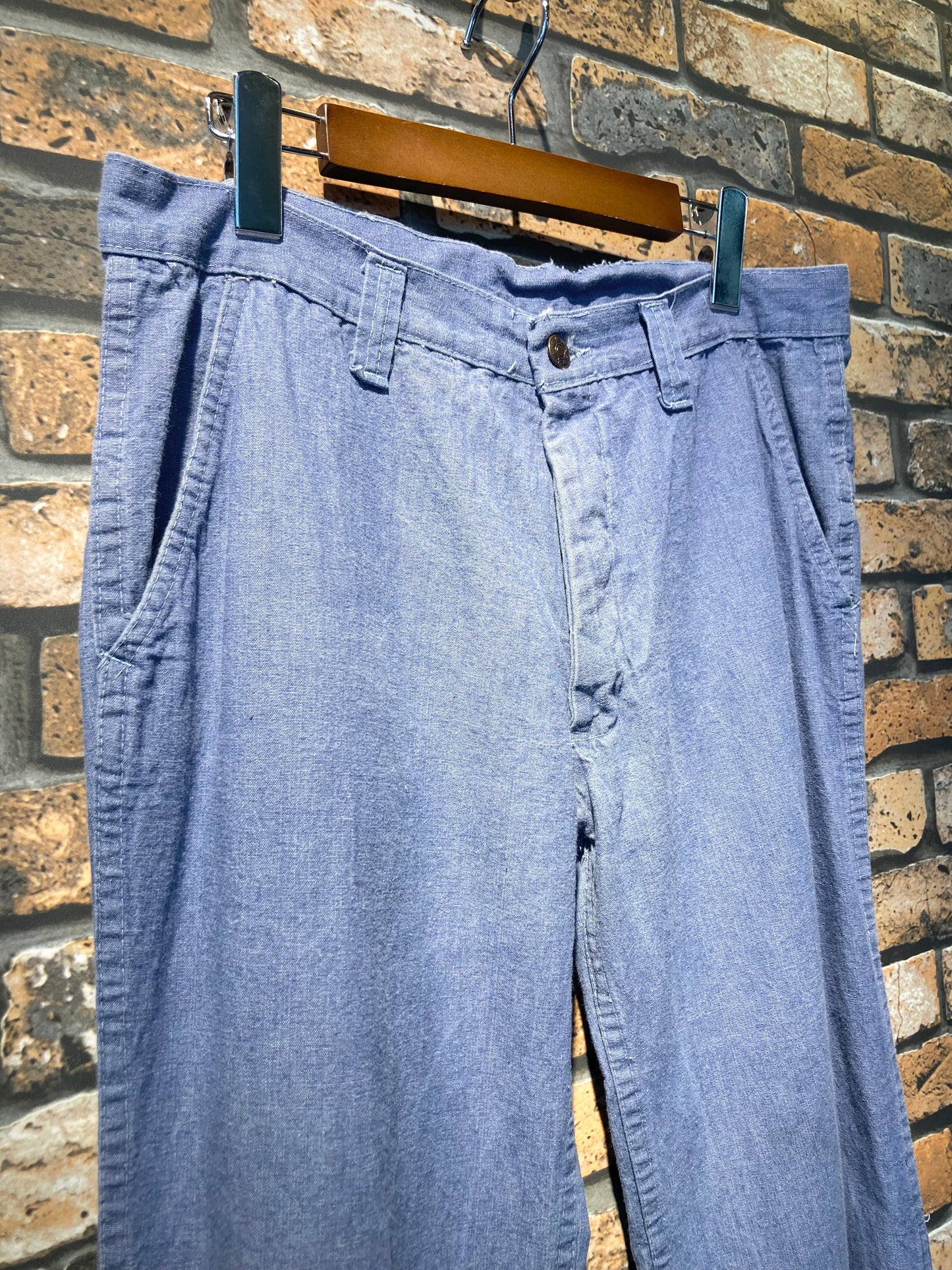 Chambray pants 80's~ Euro vintage