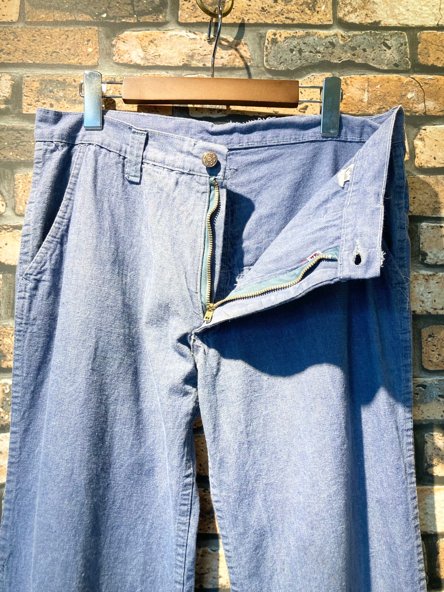 Chambray pants 80's~ Euro vintage