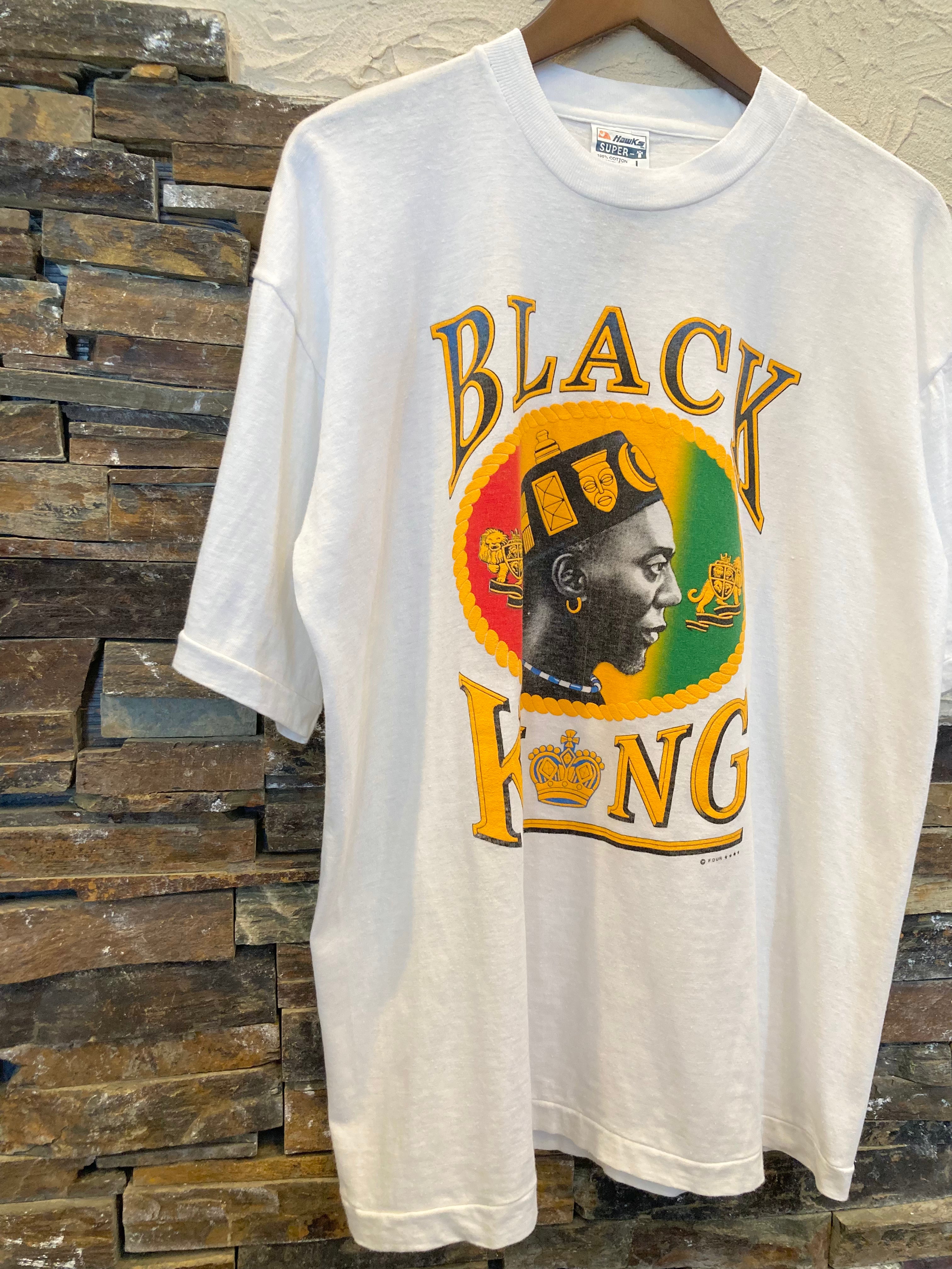 BLACK KING T-shirt 90's~