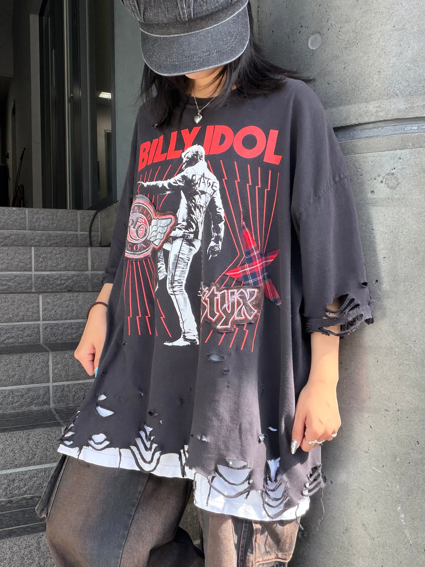 BILLY IDOL remake T-shirt