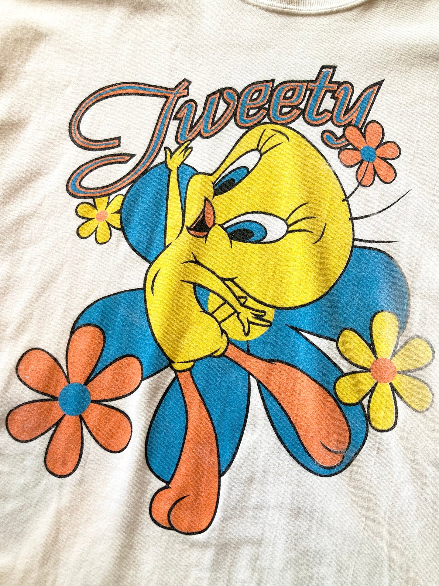 Tweety (from LOONEY TUNES) T-shirt 00's~