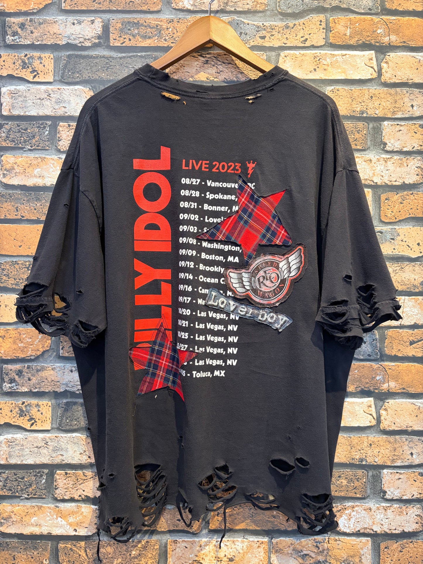 BILLY IDOL remake T-shirt