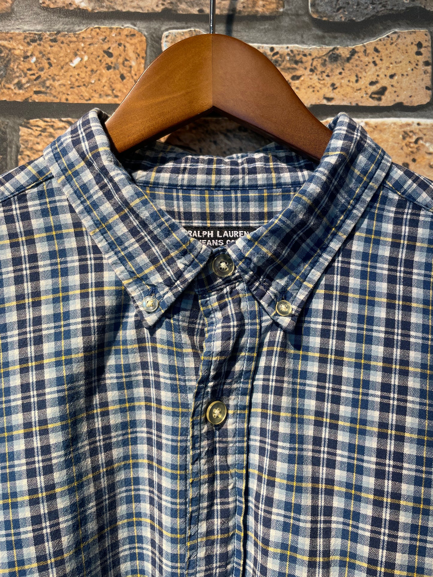 RALPH LAUREN JEANS CO. check BD shirt