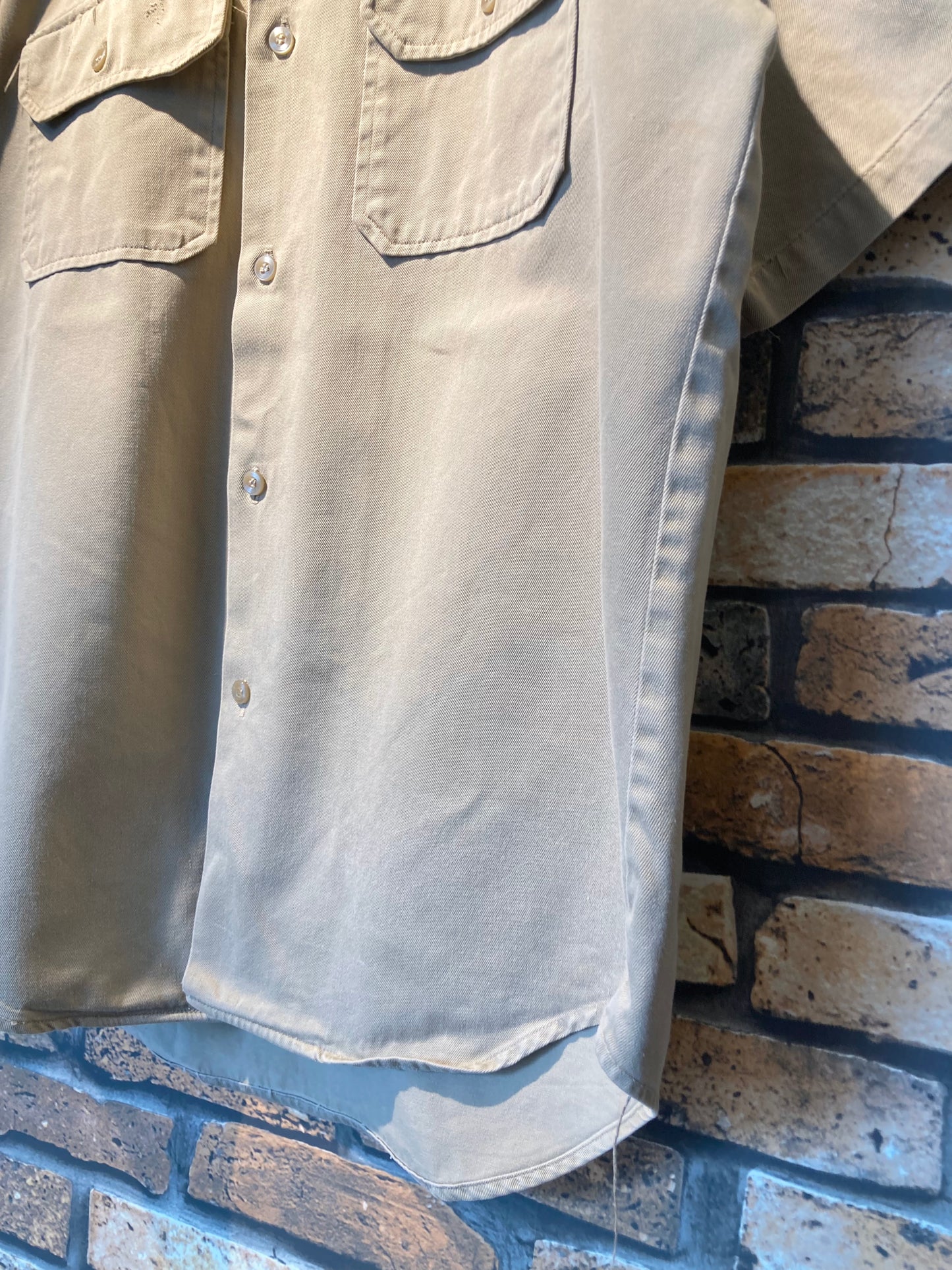 U.S.ARMY short sleeve shirt 60's~