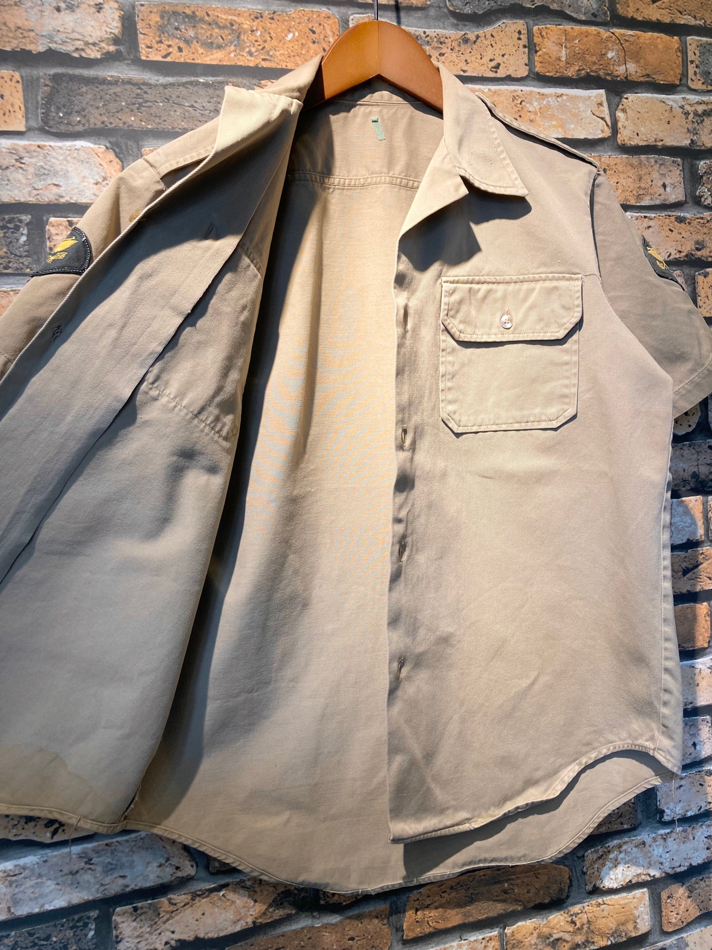 U.S.ARMY short sleeve shirt 60's~