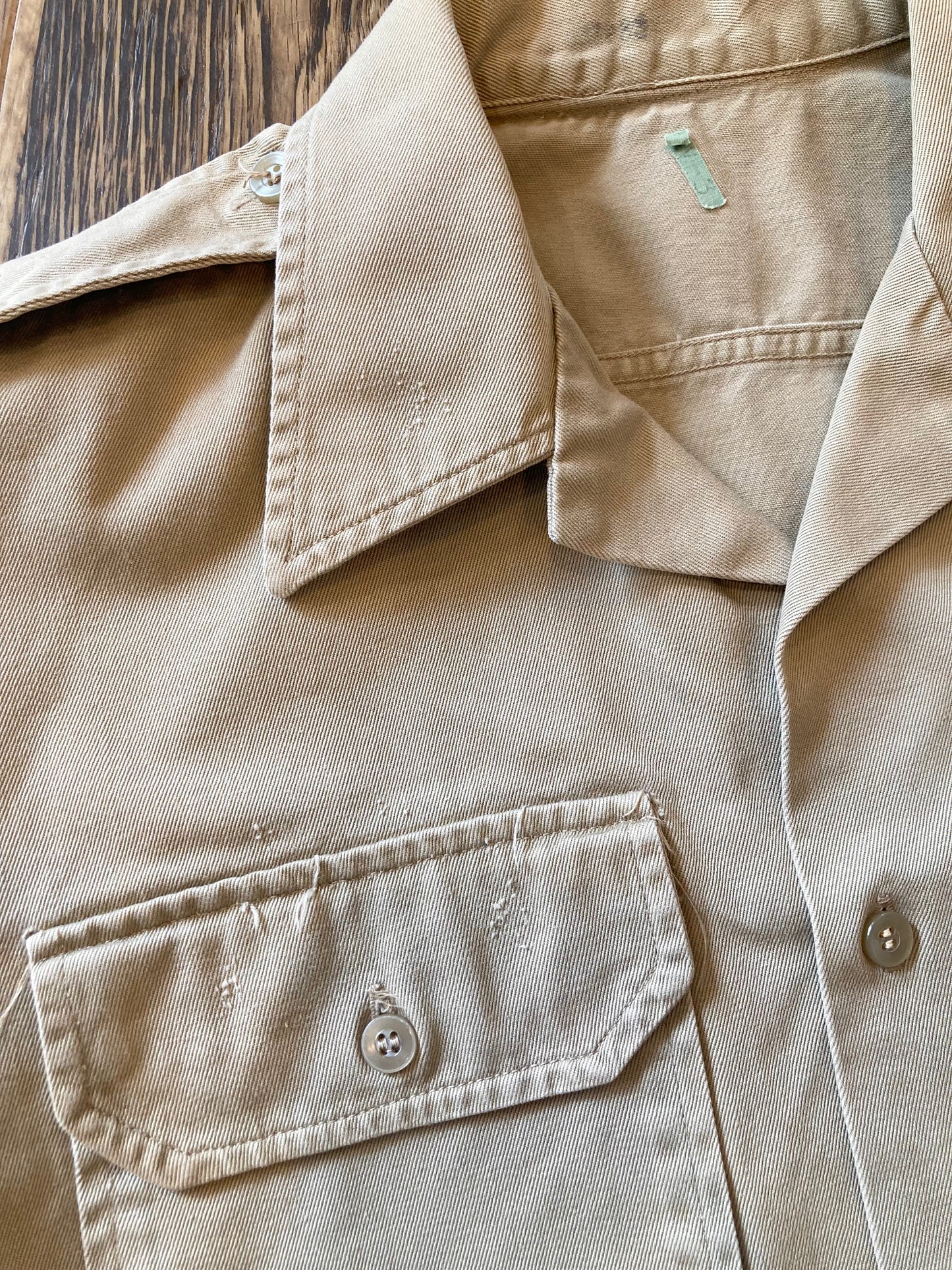 U.S.ARMY short sleeve shirt 60's~