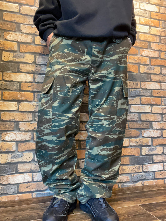 Greece Army lizard camouflage cargo pants