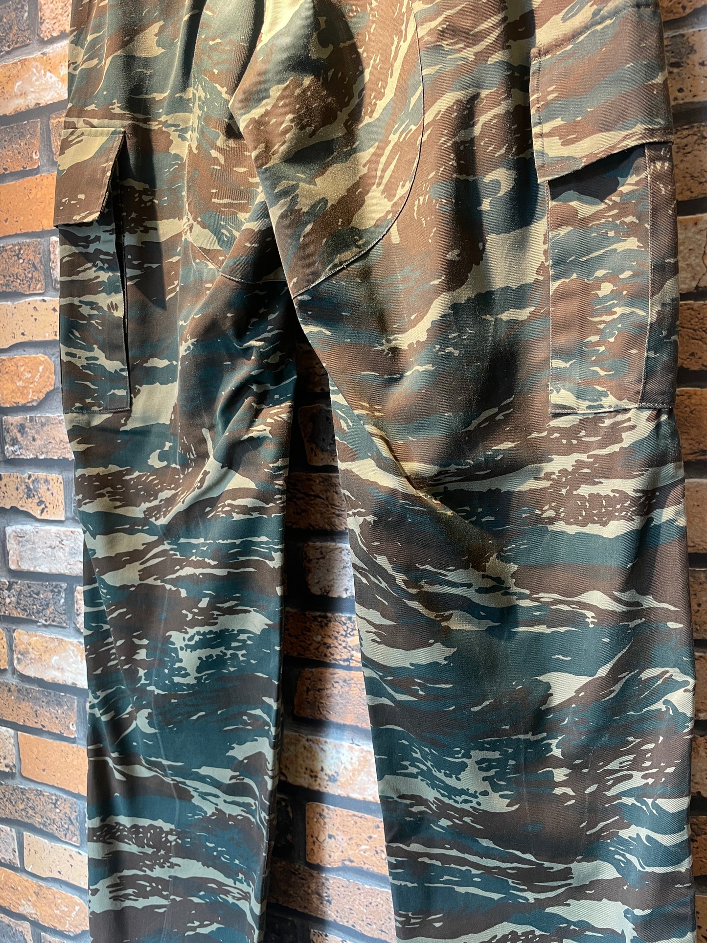 Greece Army lizard camouflage cargo pants