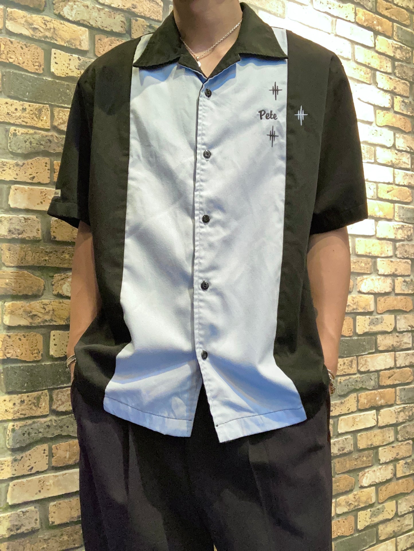 Bowling shirt 90's~