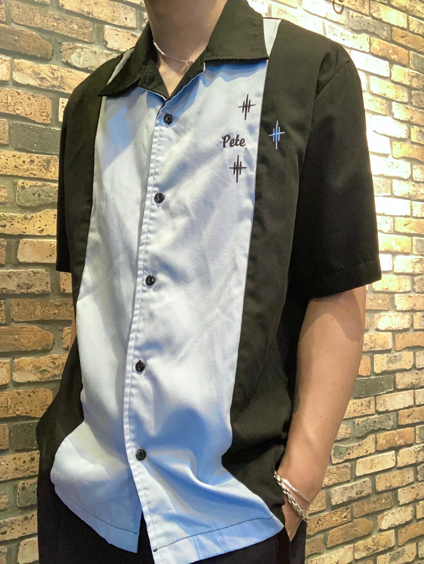 Bowling shirt 90's~