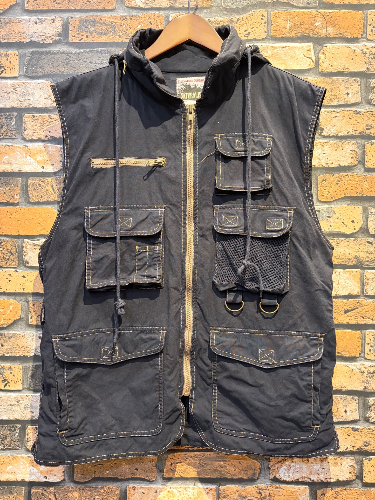 NATURALIST over dye fishing vest 90's~00's