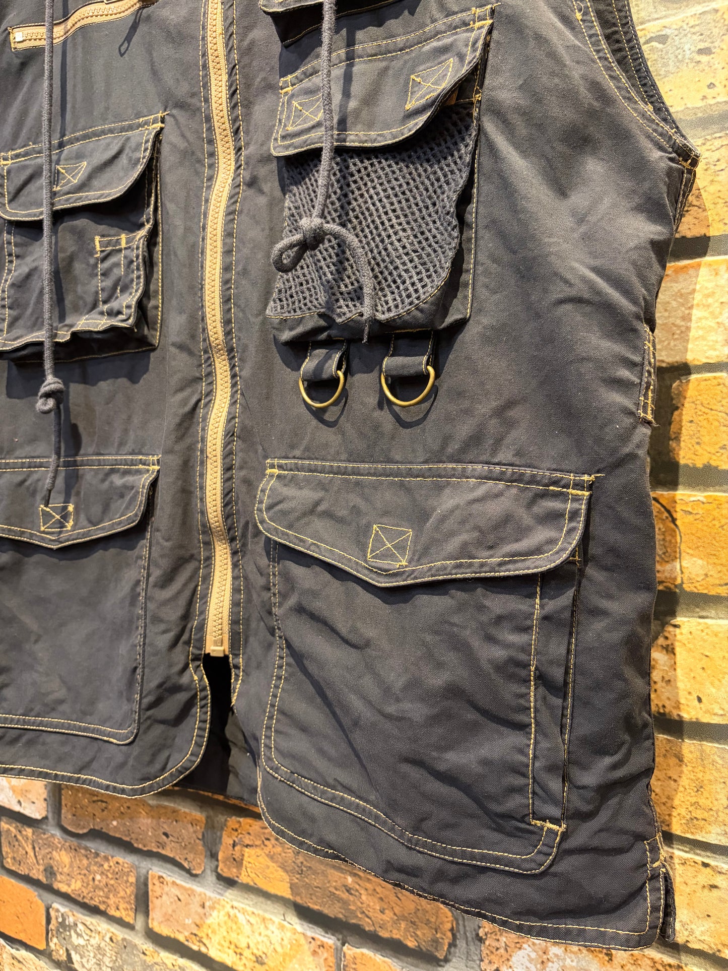 NATURALIST over dye fishing vest 90's~00's