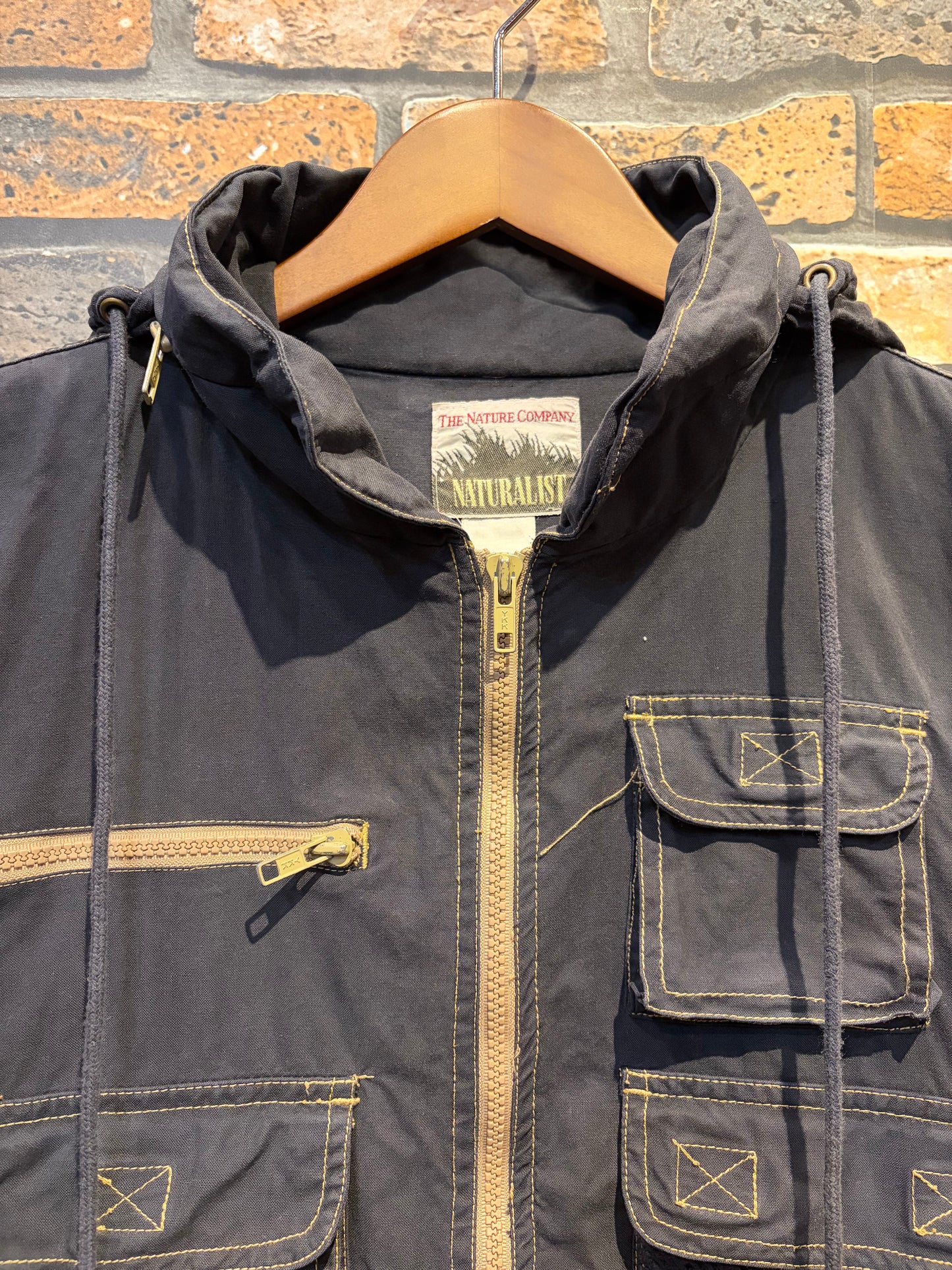 NATURALIST over dye fishing vest 90's~00's