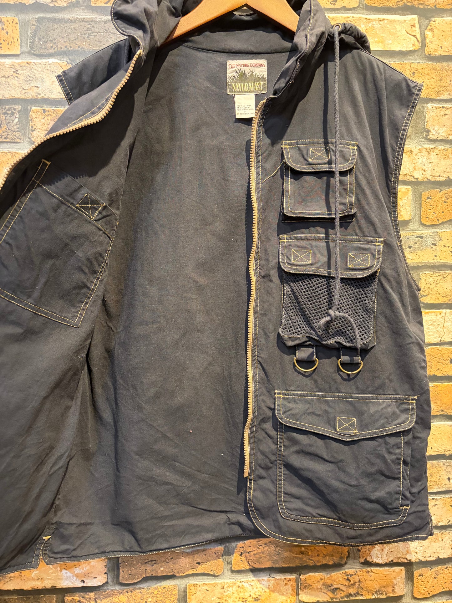NATURALIST over dye fishing vest 90's~00's