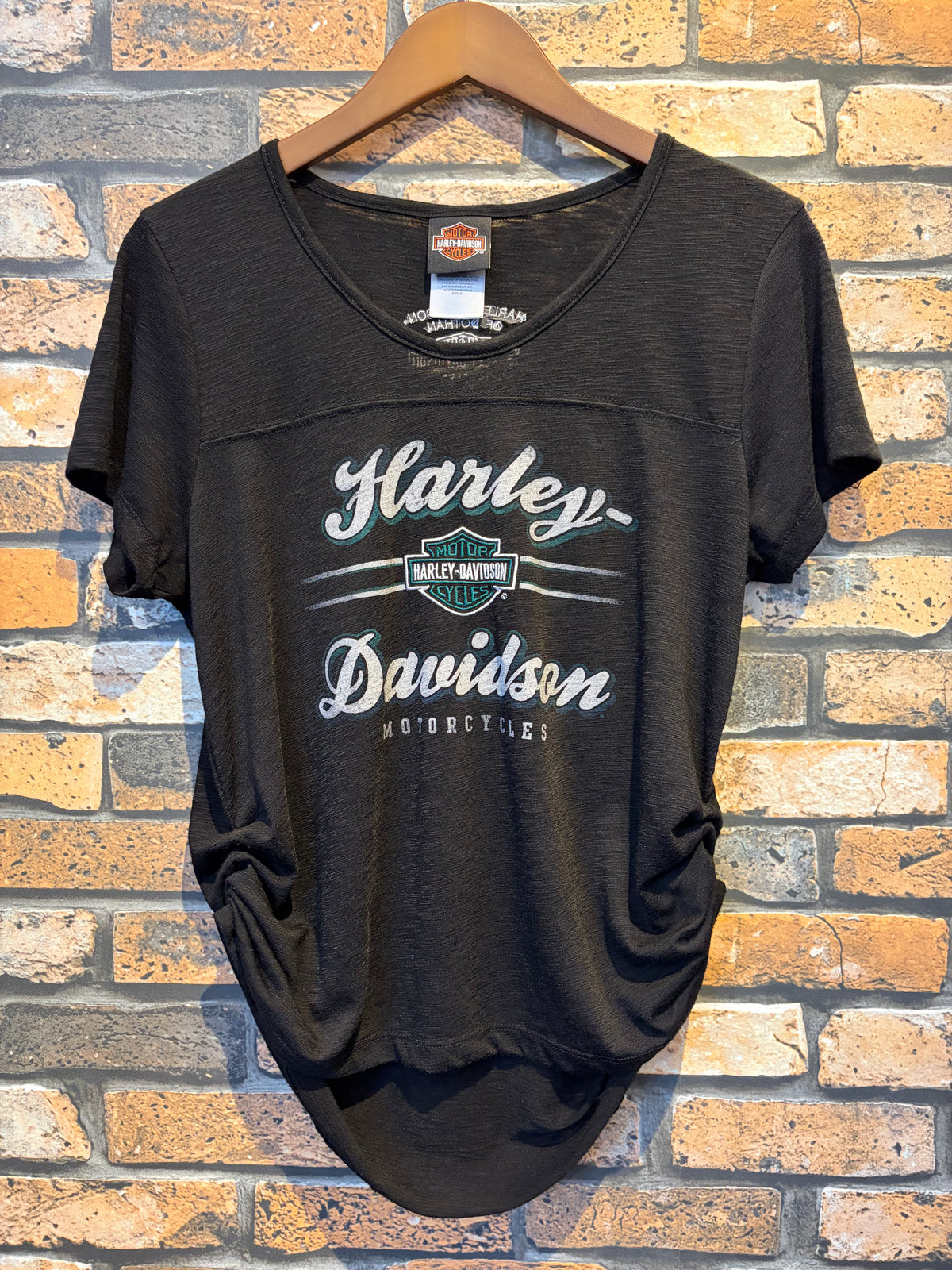 HARLEY-DAVIDSON embroidery&print-T