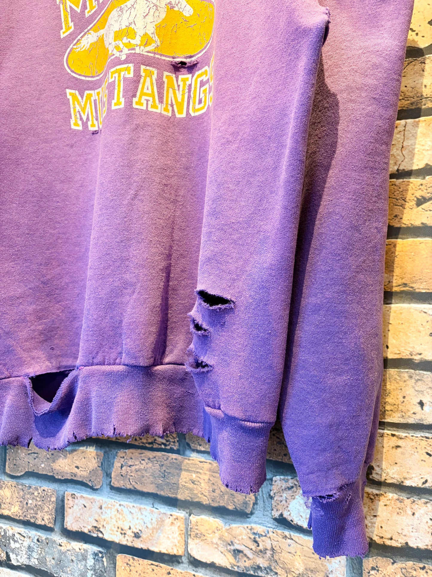 Hanes sweat shirt 00's~ MASON MUSTANGS