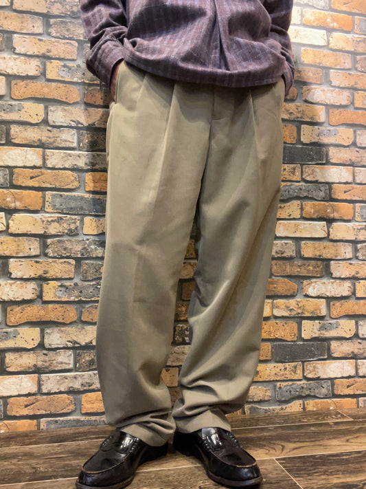 claiborne　2tuck slacks　W32×L30表記