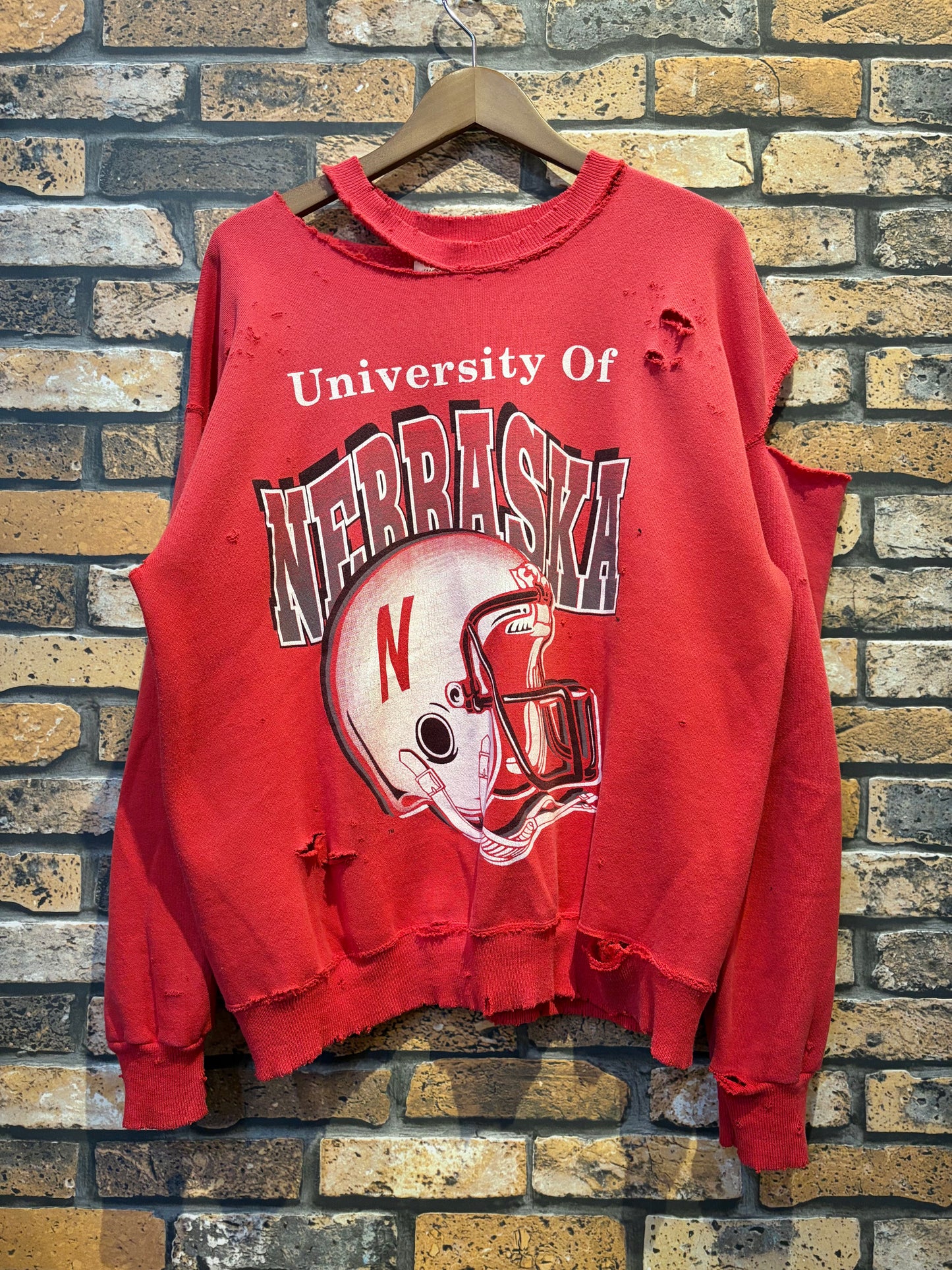 Hanes sweat shirt 90's~ Nebraska University