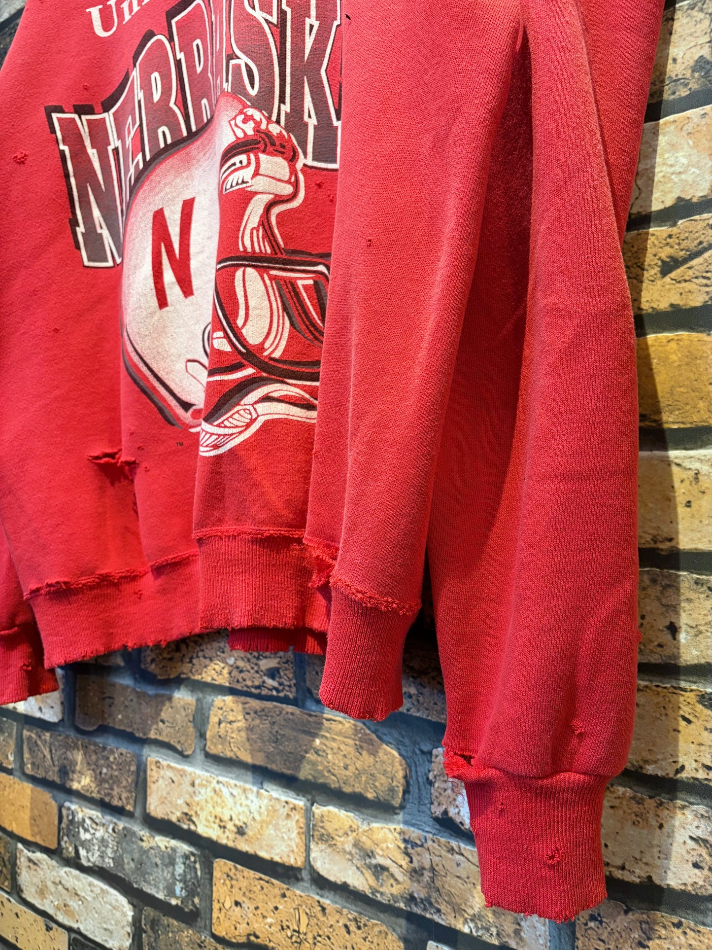 Hanes sweat shirt 90's~ Nebraska University