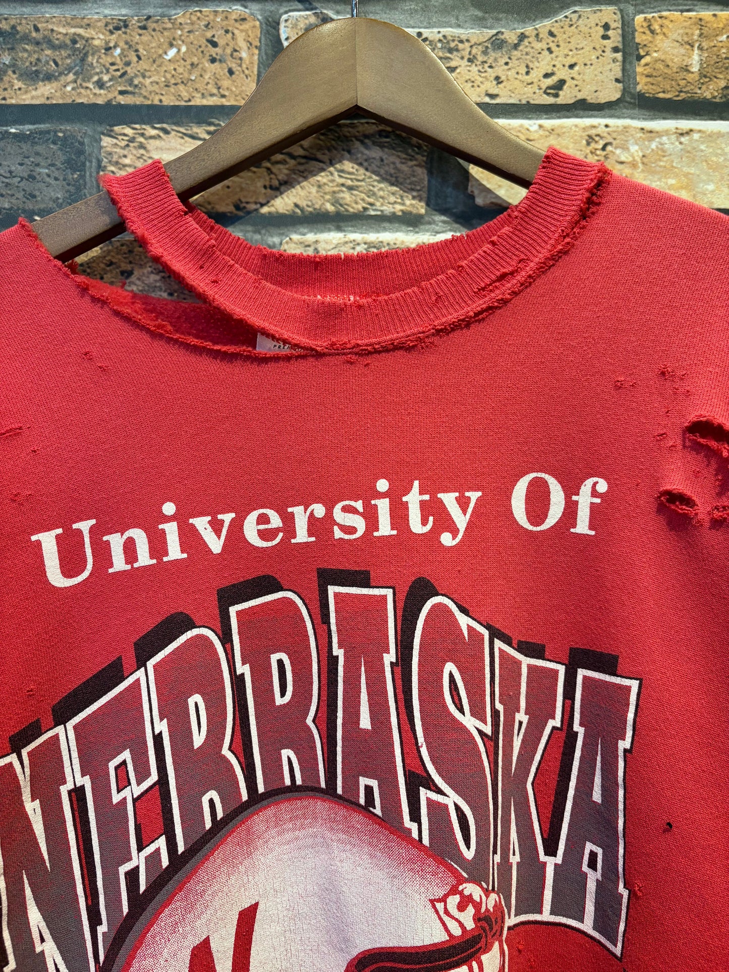 Hanes sweat shirt 90's~ Nebraska University