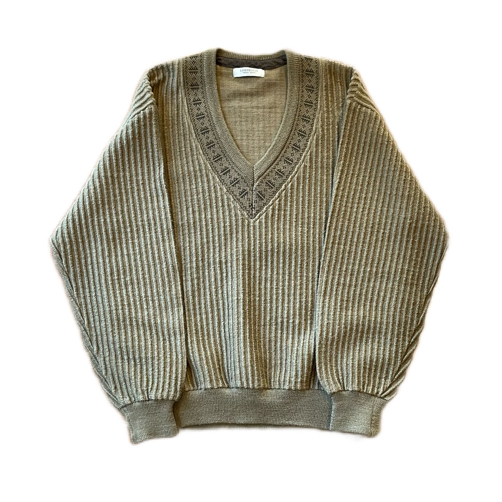 ”LINDBERGH” deep V-neck sweater　L