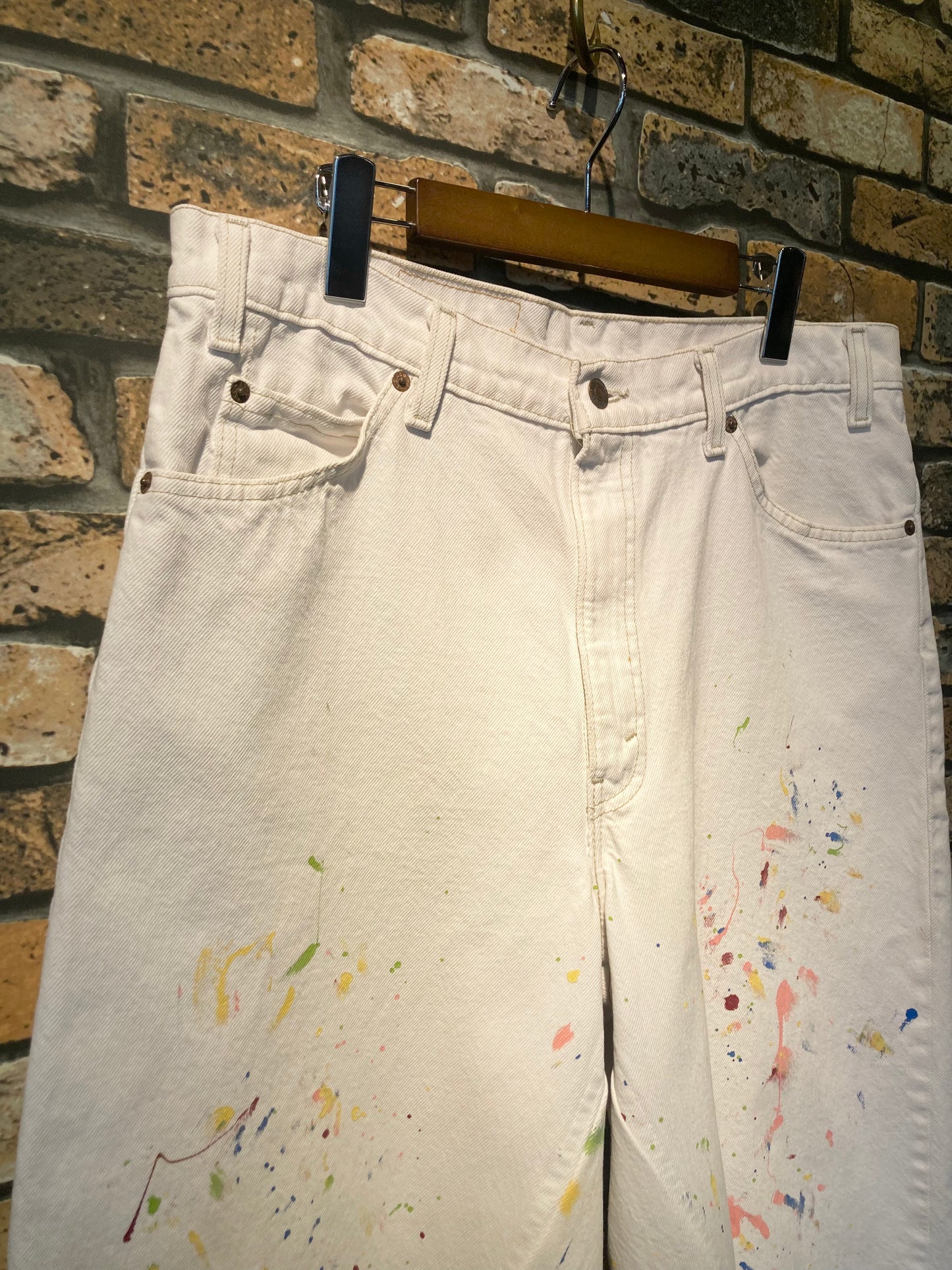 Denim painted & shorts custom W36inch