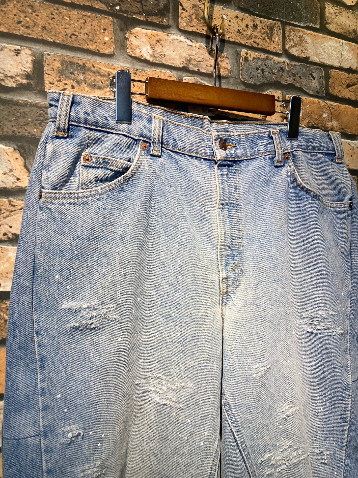 Denim damage, painted & shorts custom W36inch