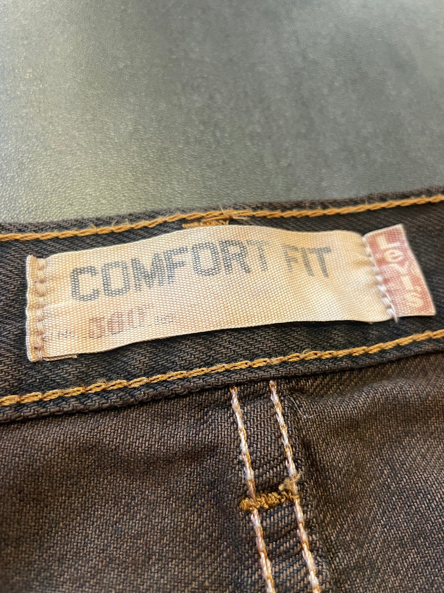 Levi's 560 over dye & paint custom