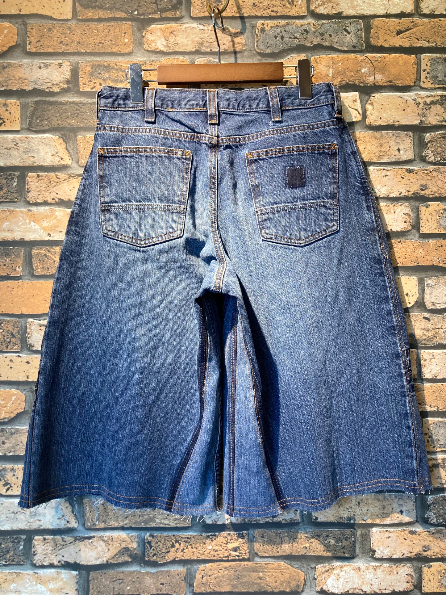 Denim shorts & drawstring custom W30inch