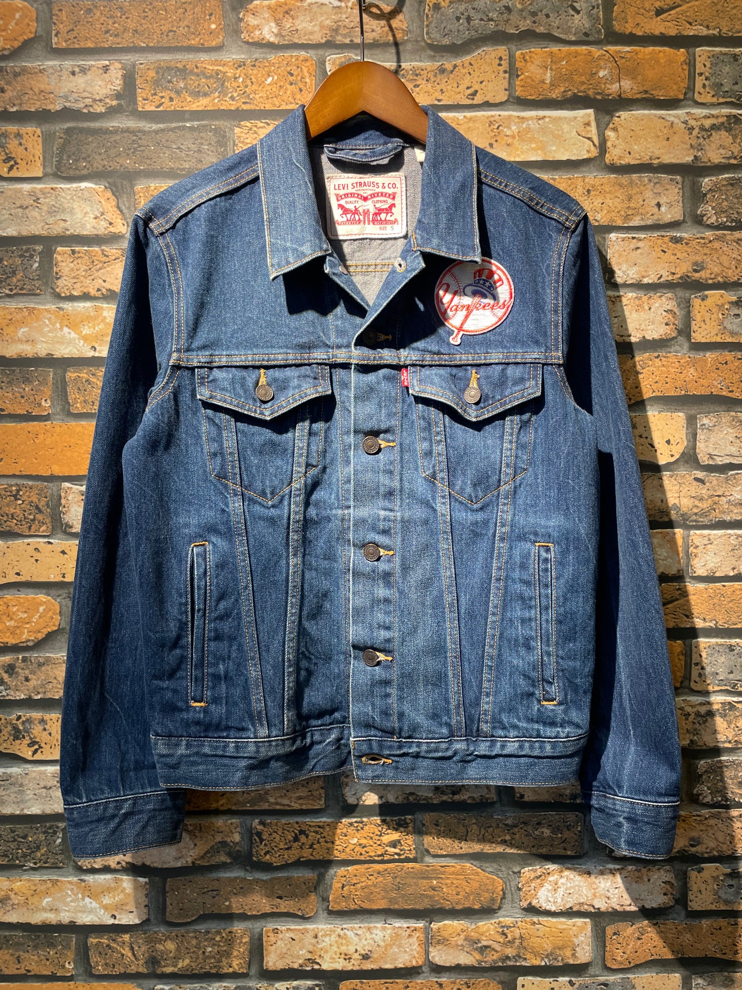 Levi's denim tracker jacket ”New York Yankees”