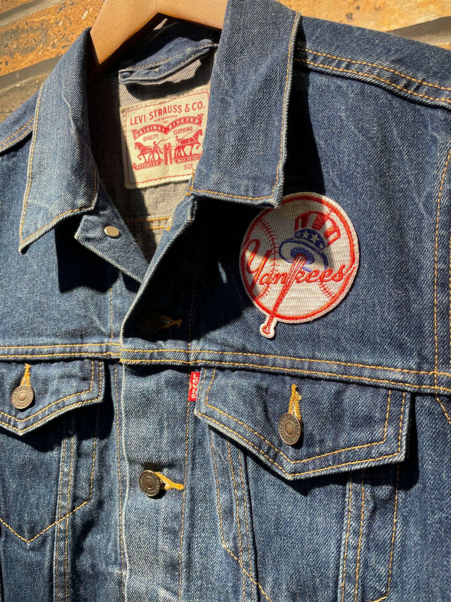 Levi's denim tracker jacket ”New York Yankees”