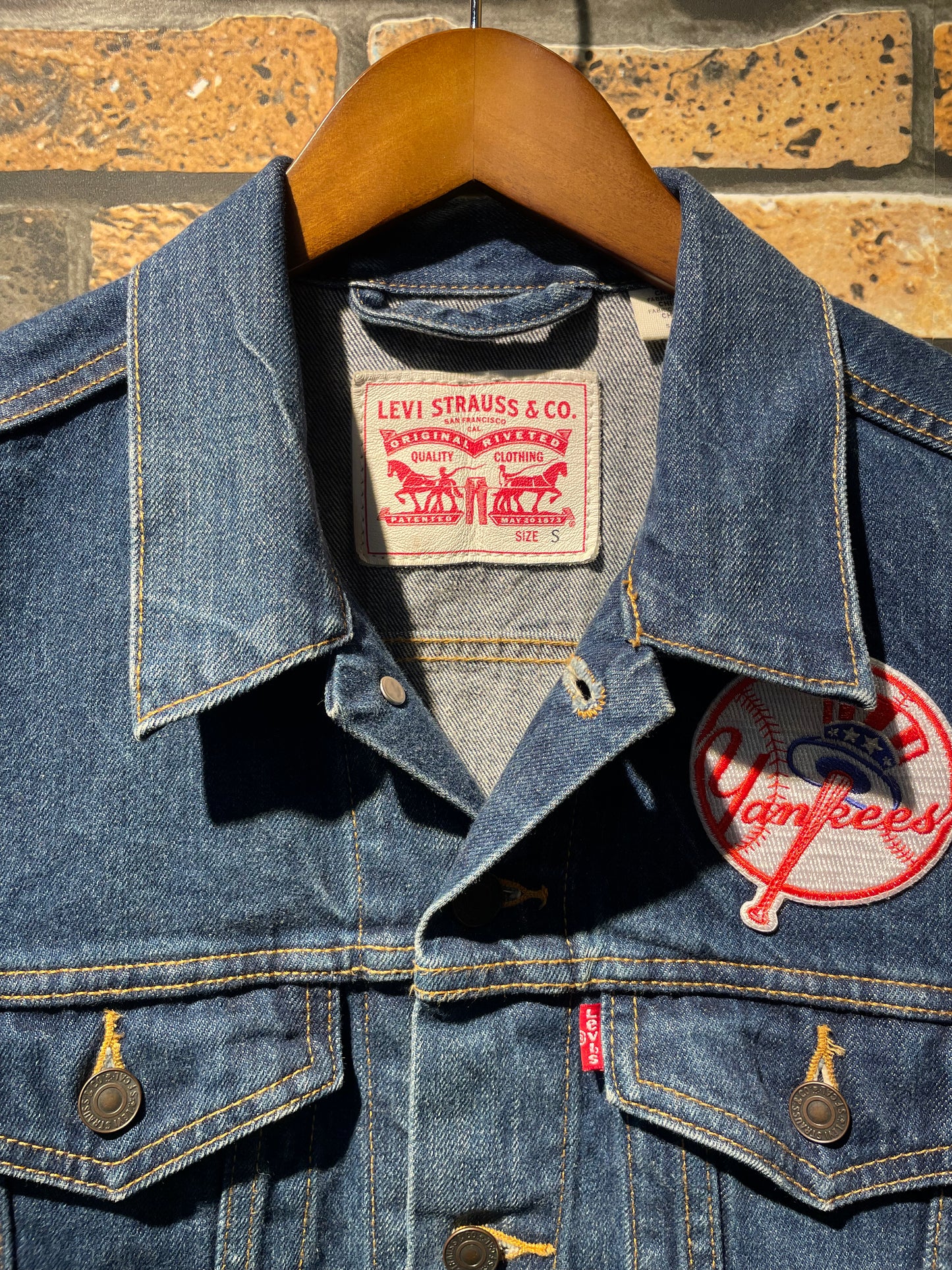 Levi's denim tracker jacket ”New York Yankees”