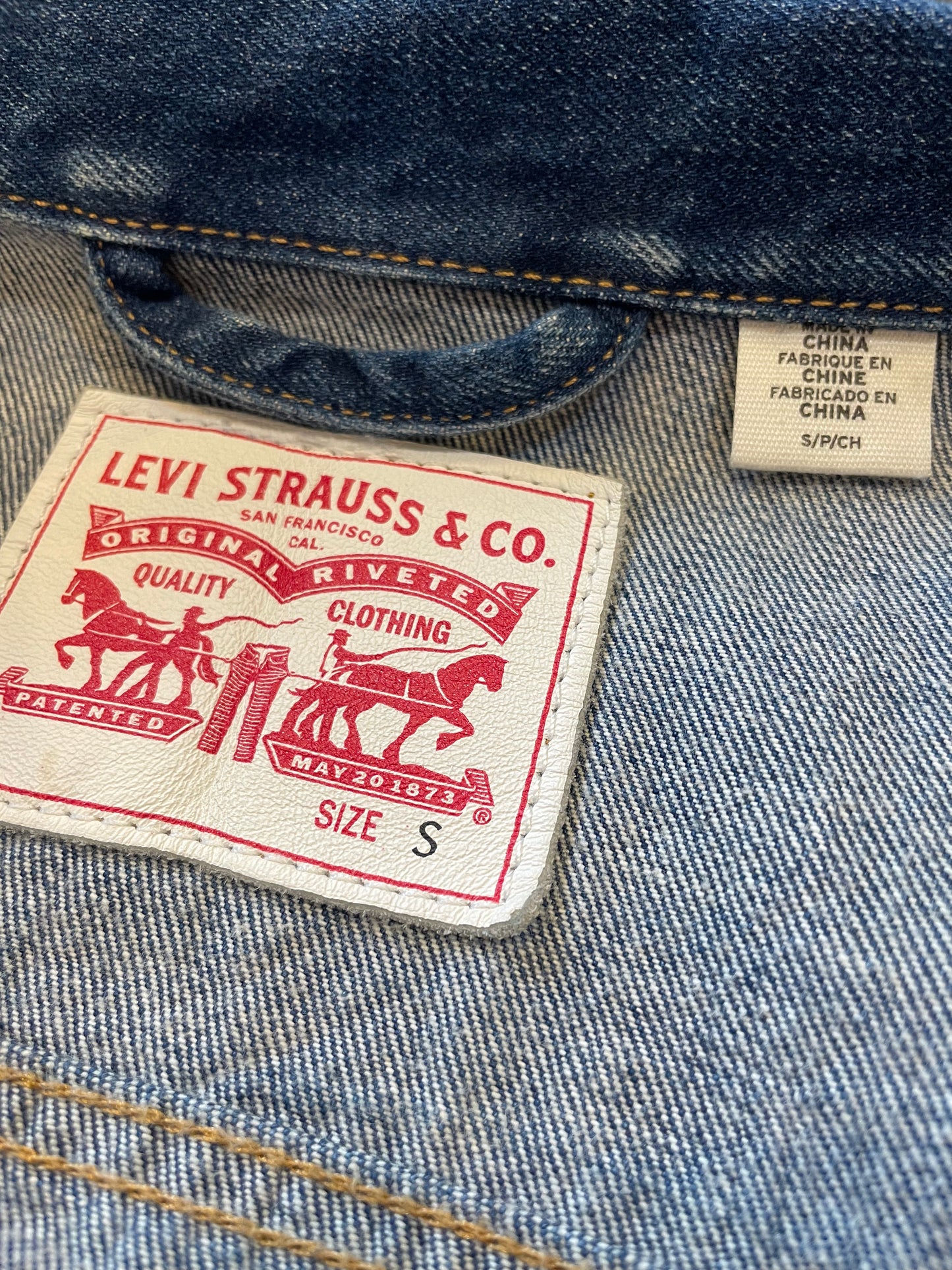 Levi's denim tracker jacket ”New York Yankees”