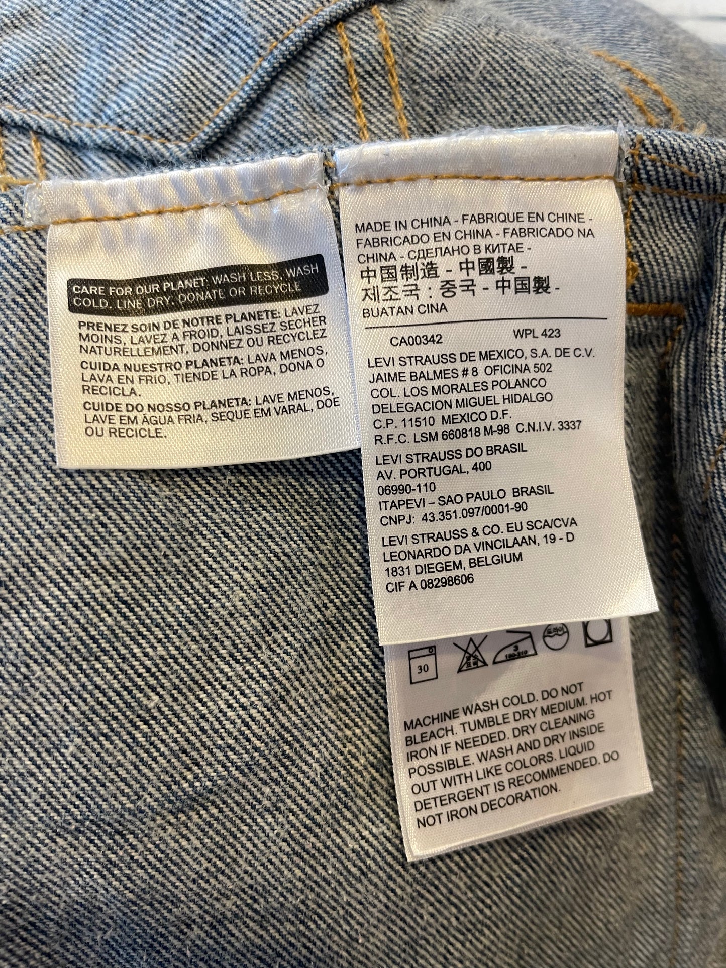 Levi's denim tracker jacket ”New York Yankees”