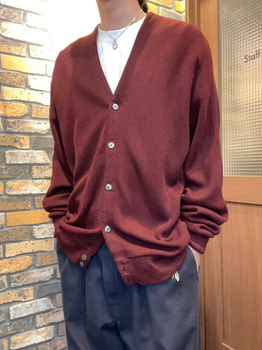 DAVID TAYLOR Acryl cardigan 90's~ made in USA