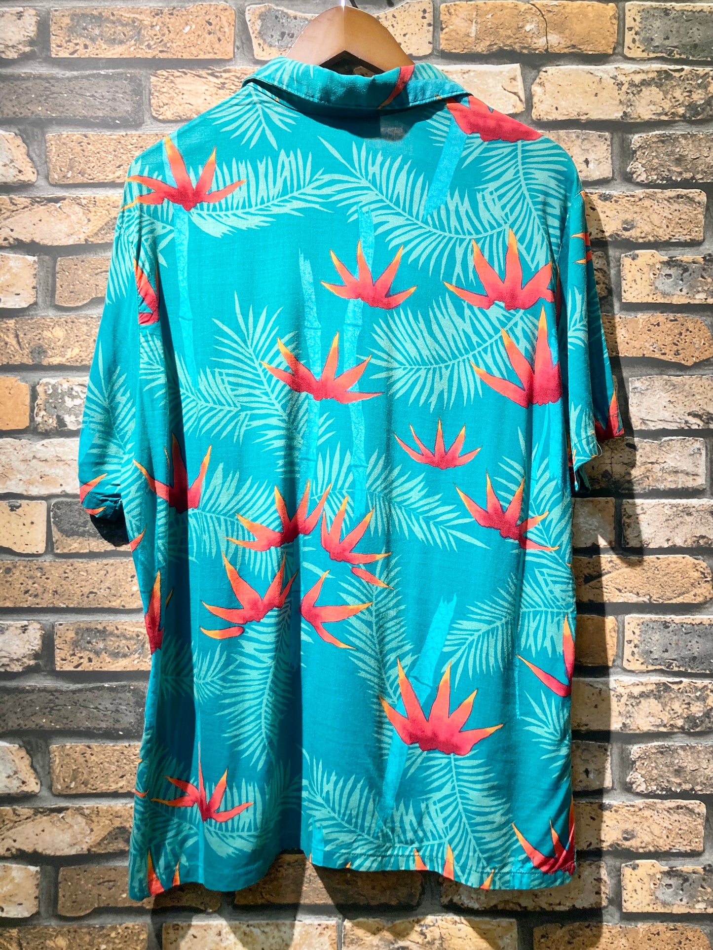 frankenstein ALOHA shirt 90's~