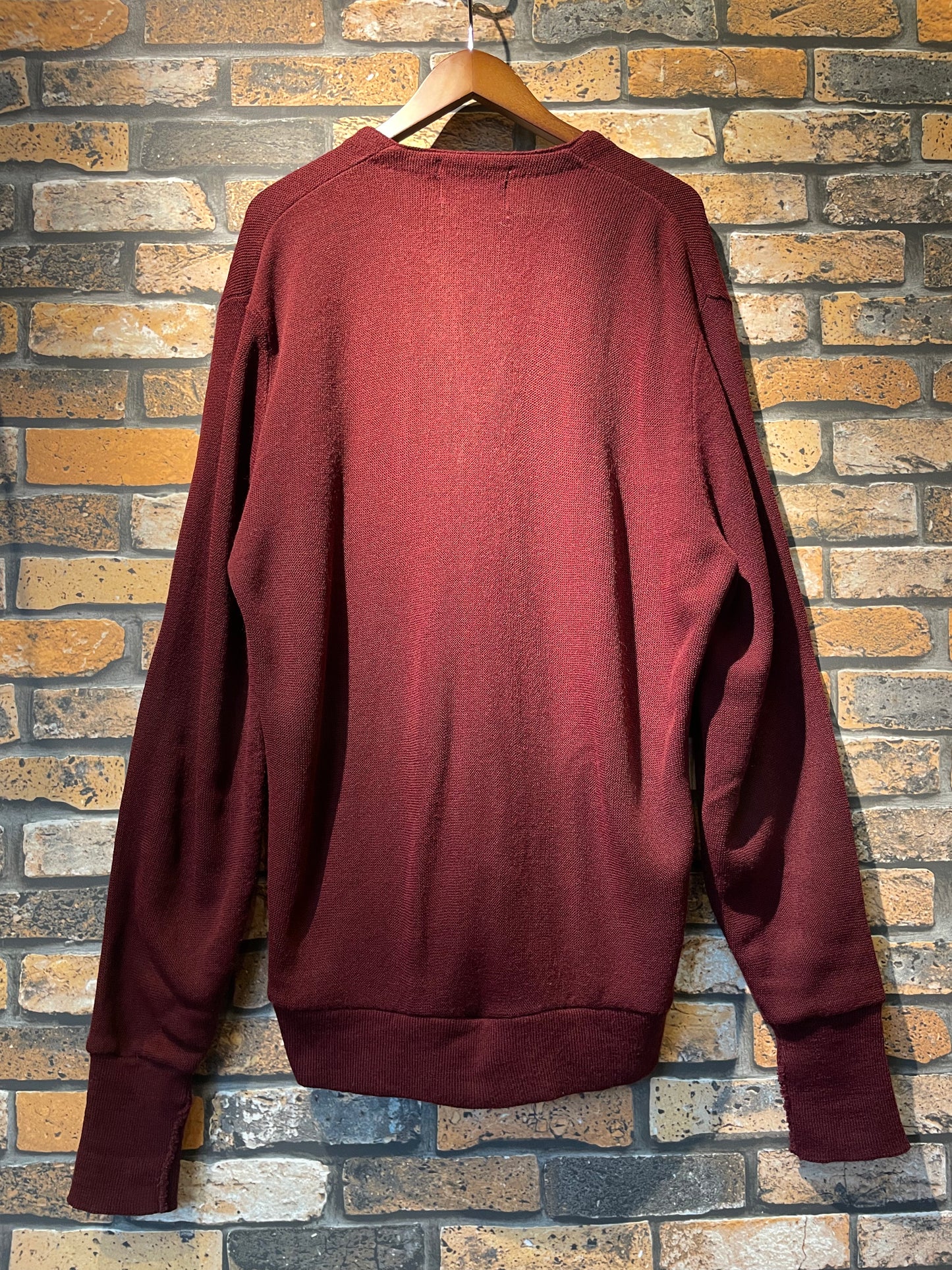 DAVID TAYLOR Acryl cardigan 90's~ made in USA