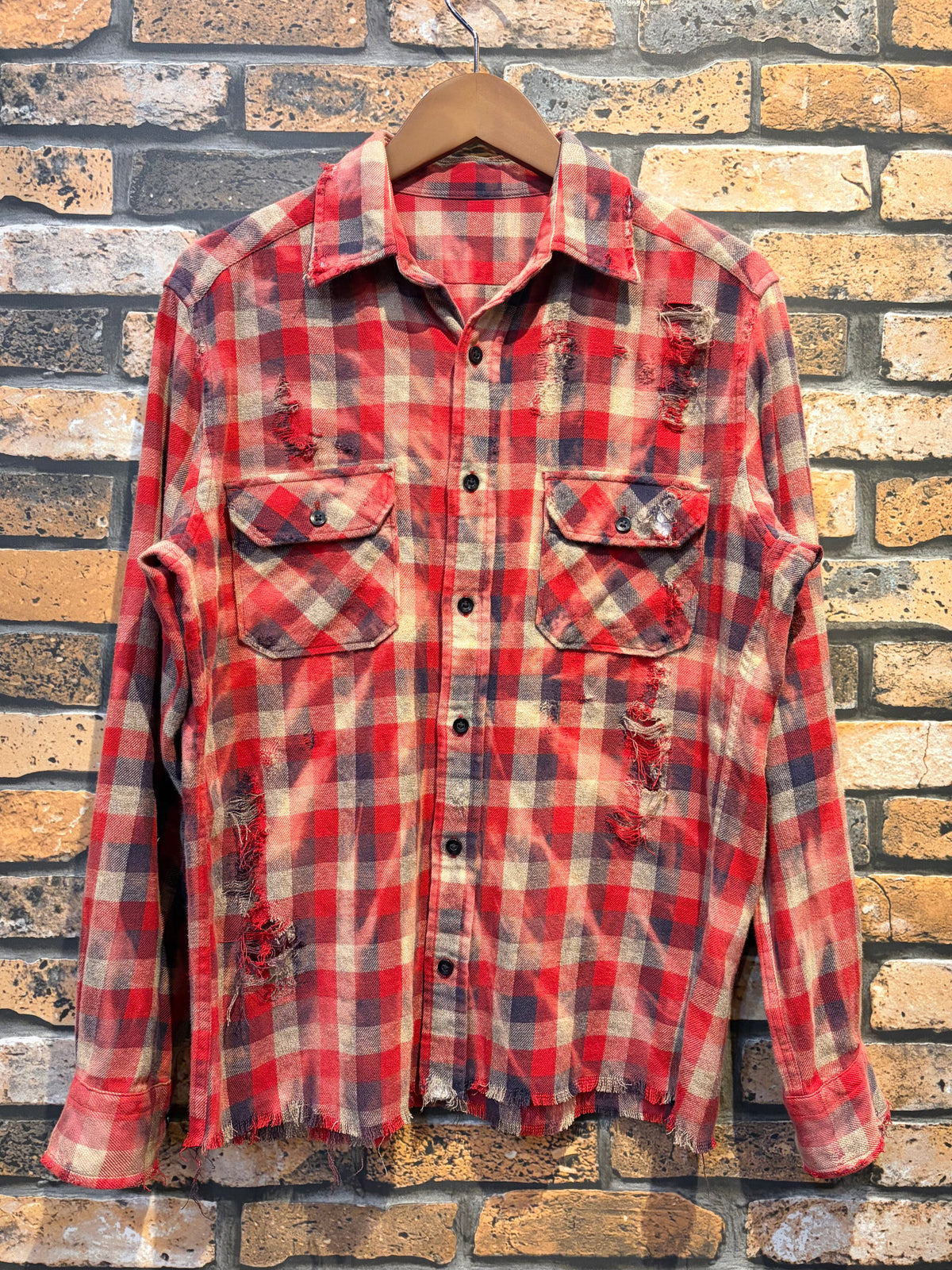 long-sleeve shirt damaged custom