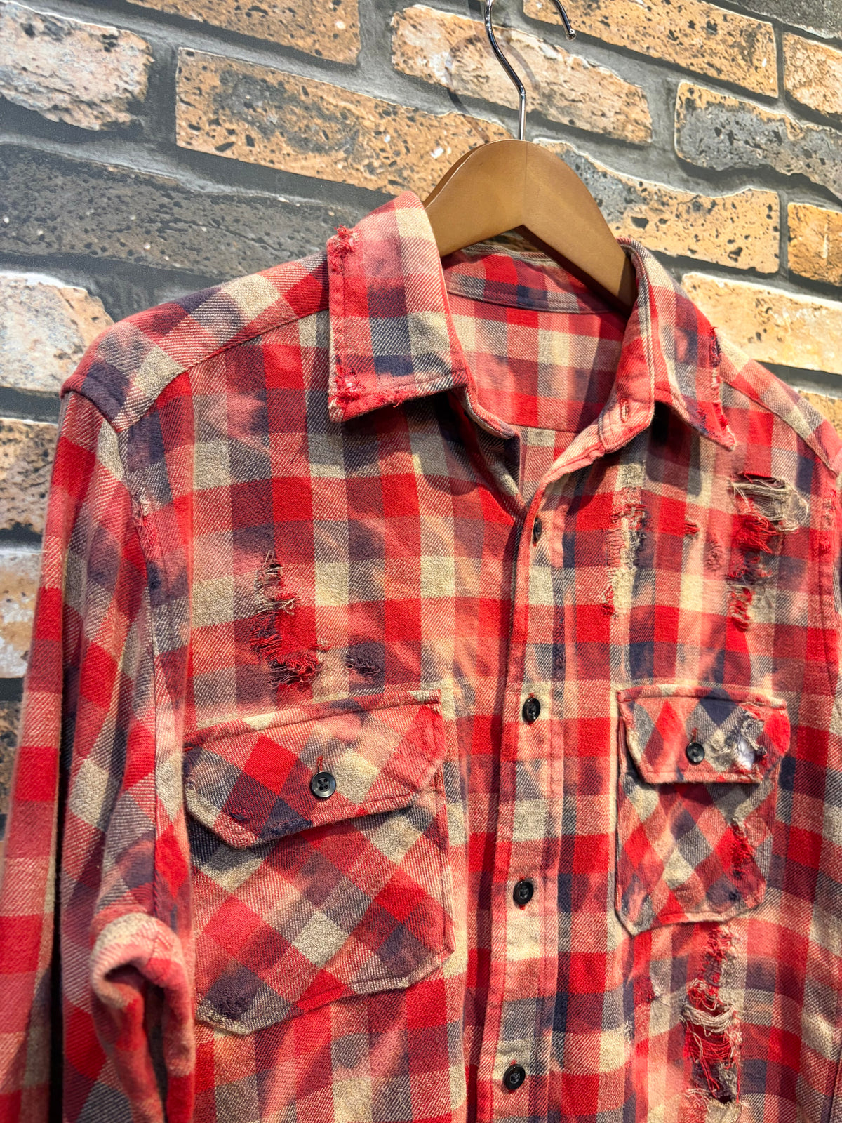 long-sleeve shirt damaged custom