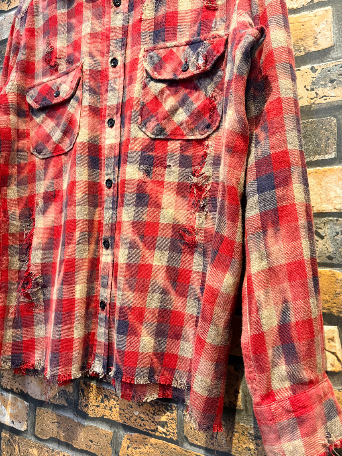 long-sleeve shirt damaged custom